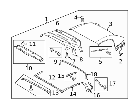 Cover & Components for 2015 Audi R8 #1