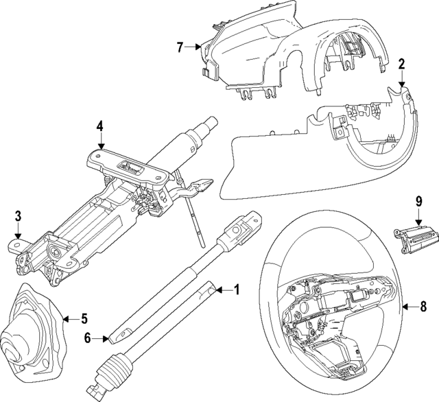 85621963 - Steering: Steering Column for Honda Image