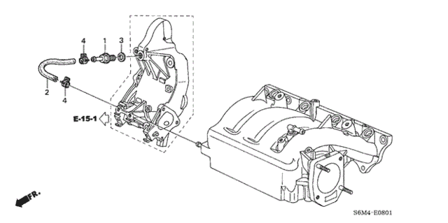 Breather Tube (Type-S) for 2004 Acura RSX #0