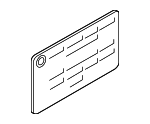 71228652135 - Body: Info Label for BMW: 228i Gran Coupe, 228i xDrive Gran Coupe, 325i, 325xi, 328i, 328i xDrive, 328xi, 330i, 330i xDrive, 330xi, 335d, 335i, 335i xDrive, 335xi, 540d xDrive, 640i xDrive Gran Turismo, 740i, 740i xDrive, 750i, 750i xDrive, 760i xDrive, 840i, 840i xDrive, M235i xDrive Gran Coupe, M3, M340i, M340i xDrive, M5, M550i xDrive, M760i xDrive, M8, M850i xDrive, X3, X4, X5, X6, X7 Image