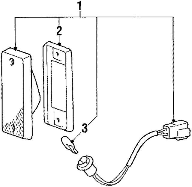MB283685 - Electrical: Side Marker Lamp for Mopar Image