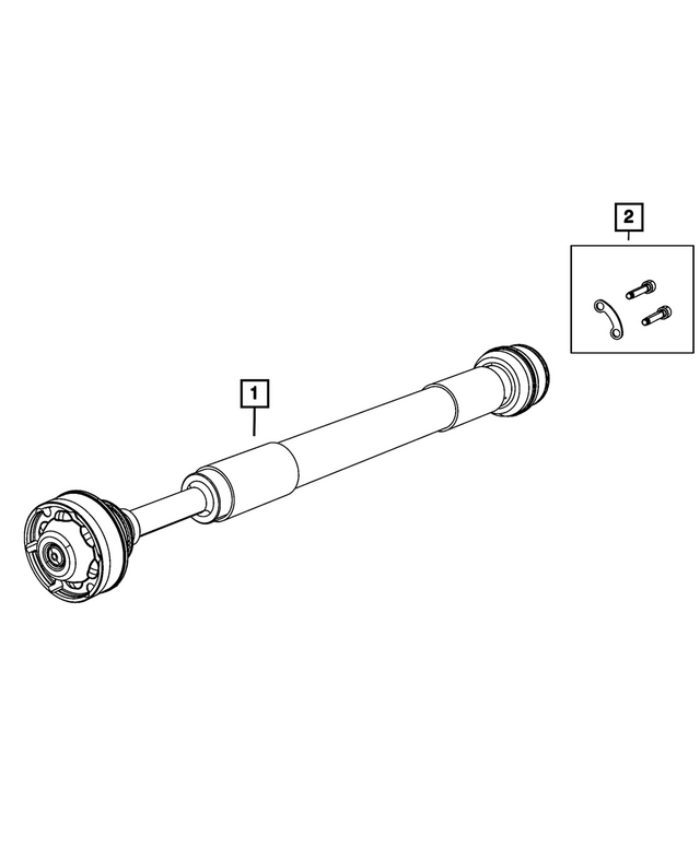 68633331AA - : Drive Shaft for Mopar Image