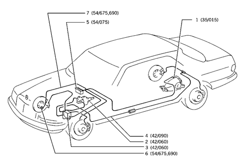 Synoptic Table-Anti-Lock Braking System for 1988 Mercedes-Benz 560SEL #0