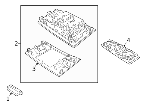 Overhead Lamps for 2020 Volkswagen Arteon #0