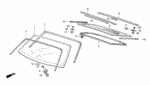 75522611000 - Body/Air Conditioning: GROMMET, SCREW (4MM) for Honda Image image