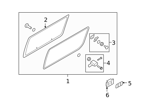 Glass - Side Panel for 2013 Ford E-150 #0