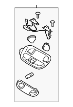 84621FG071ME - : Map Lamp Assembly for Subaru: Impreza Image