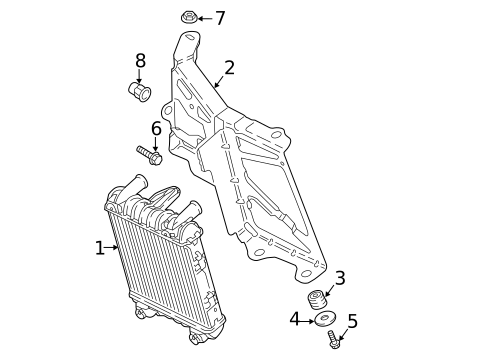 Radiator & Components for 2019 Audi S5 #4