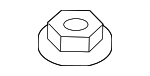 N91189302 - Cooling System: Mount Bracket Nut for Audi Image