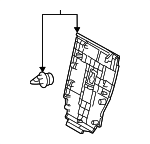 717020E050 - Body: Seat Back Panel for Lexus: TX350, TX500h, TX550h+ Image