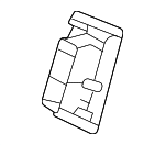 720450E010C0 - Body: Seat Back Panel Cap for Lexus Image