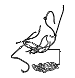 725800E020 - Body: Power Seat Wiring Harness for Lexus Image
