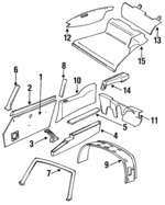 90155590140 - : Windshield for Porsche: 911 Image