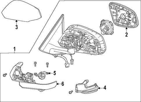 Outside Mirrors for 2025 Toyota 4Runner #0