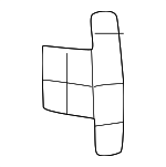 6164860050 - Body: Corner Panel Retainer for Toyota: Land Cruiser Image