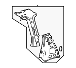 6170860903 - Body: Inner Lock Pillar for Toyota: Land Cruiser Image