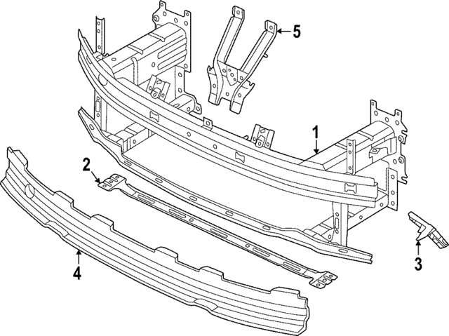 11A807109F - Body: Impact Bar for Audi Image