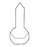 BR5V51695 - : Front Bracket Screw for Mazda Image