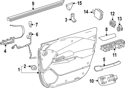 Front Door for 2024 Lexus RX450h+ #4