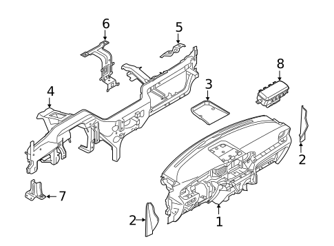Instrument Panel for 2023 Ford Police Interceptor Utility #1