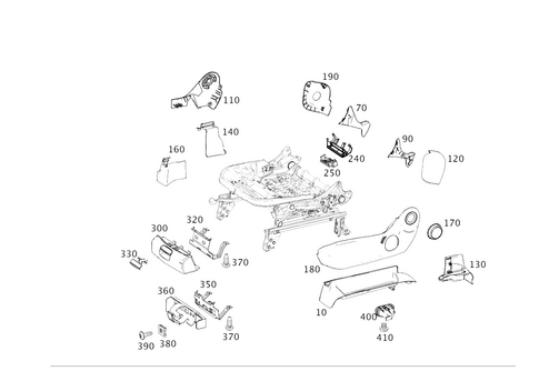 Covers and Bracket for Fire Extinguisher for 2015 Mercedes-Benz B Electric Drive #0