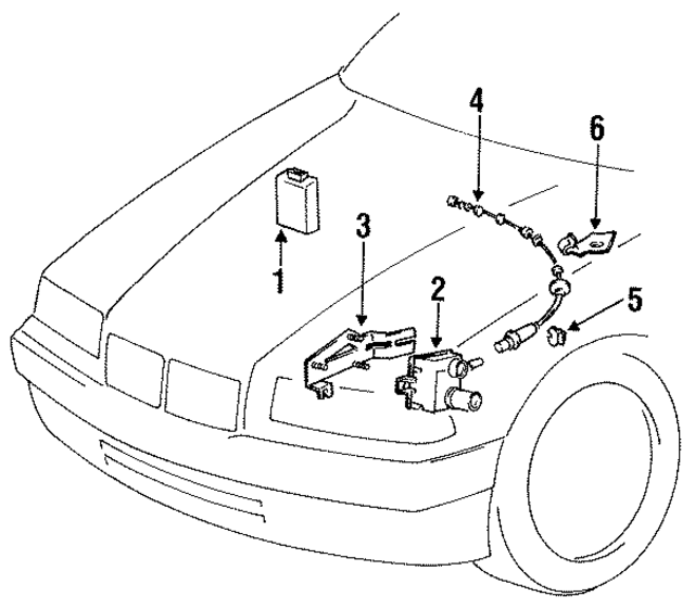 65712228748 - Fuel System: Cable for BMW Image