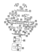 6509394AA - Frame, Bumper and Fascia: U Nut for Mopar Image