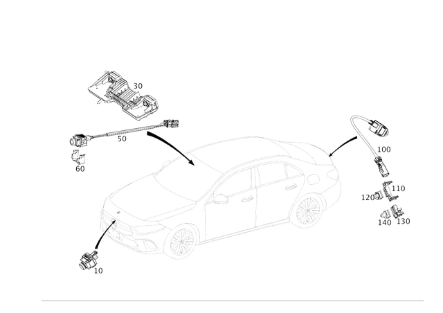 9705600 - Electrical System: Spring Element for Mercedes-Benz: 180A, 180b, 220a, A220, A35 AMG Image image