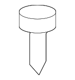 N90819501 - Body: Quarter Trim Assembly Screw for Volkswagen Image