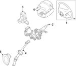 4510048450C3 - Steering: Steering Wheel for Lexus Image