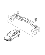 68610038AA - Frame, Bumper and Fascia: Rear Bumper Beam for Mopar Image