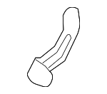 Driver Seat Outer Recliner Finish Cover Bracket