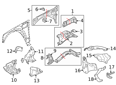 Inner Components for 2015 Land Rover LR4 #0