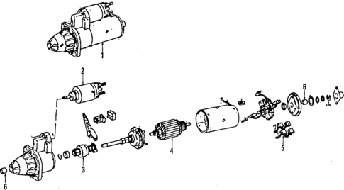 Starter for 1991 Volkswagen Vanagon #0
