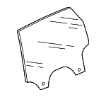 4KE845026A - : Door Glass for Audi: e-tron Quattro, e-tron S, Q8 e-tron, SQ8 e-tron Image