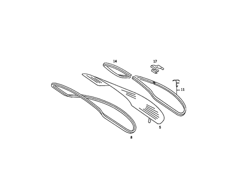 Rear Window for 1986 Mercedes-Benz 560SEC #0