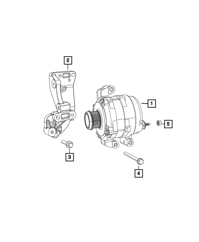 6106165AA - Electrical: Nut for Mopar Image