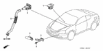 934030601204 - Body/Air Conditioning: BOLT-WASHER (6X12) for Acura Image