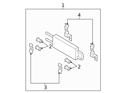 Power Steering Oil Cooler for 2017 INFINITI QX50 #0