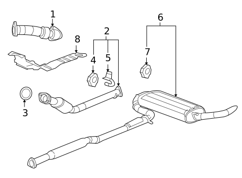 Gaskets & Sealing Systems for 2007 Pontiac Torrent #0