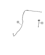 5064495AB - Electrical: Satellite Radio Cable for Dodge: Ram 1500, Ram 2500, Ram 3500 | Ram: 1500, 2500, 3500 Image