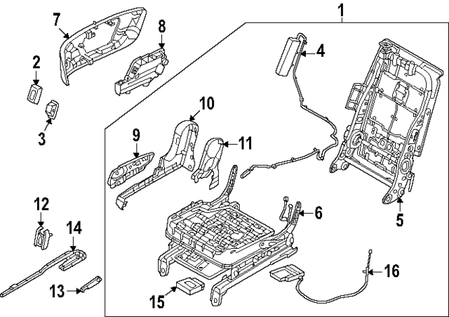 89262R6000 - : Seat Motor for Hyundai Image