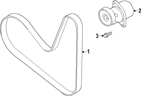 Belts & Pulleys for 2022 Volkswagen Jetta #0