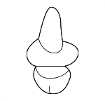 9015945009 - Body: Wheel Flare Fastener for Toyota Image