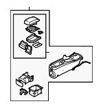 969153Y10D - : Console Base for Nissan Image