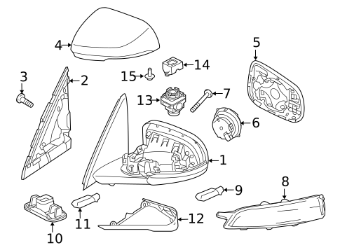 Mirrors for 2018 Jaguar XJR575 #0