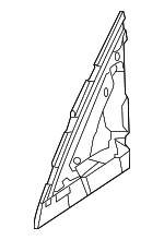 C2D3038 - Body: Mirror Base Insulation for Jaguar Image