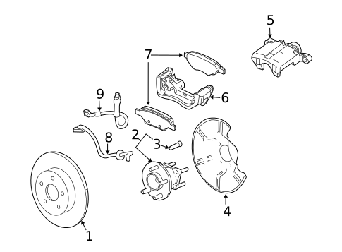 Rear Brakes for 2008 Saturn Vue #0