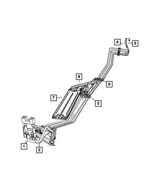 Fuel Lines for 2008 Jeep Compass #1