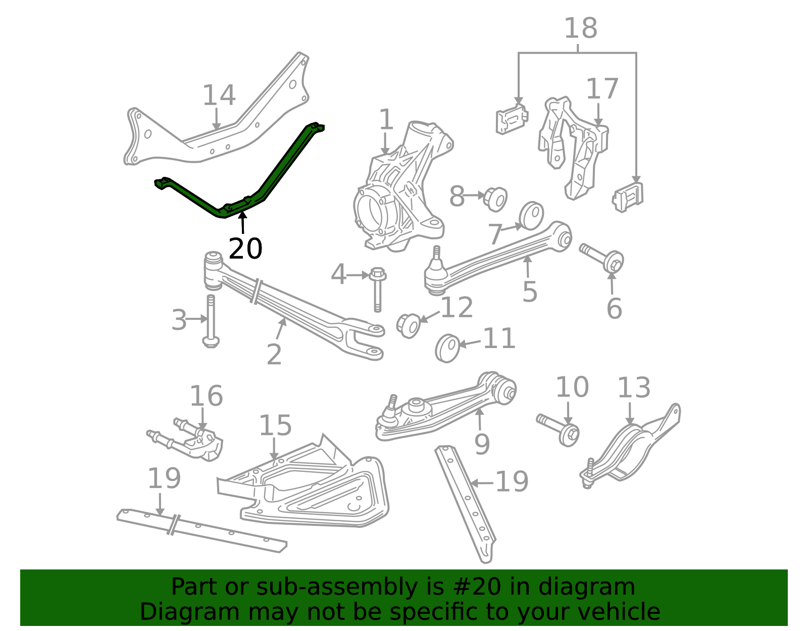 Support Parts 987-331-161-04 - High-Quality Suspension Support for 1997-2010 Porsche ...